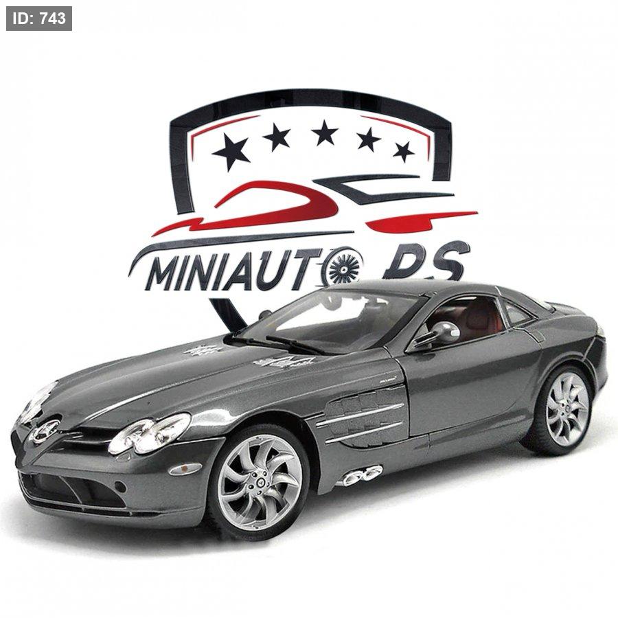 Mercedes SLR McLaren Noire – Miniature Maisto 1/18 – état D'occasion (Die Cast)